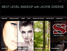 Tablet Screenshot of nextlevelmakeup.com